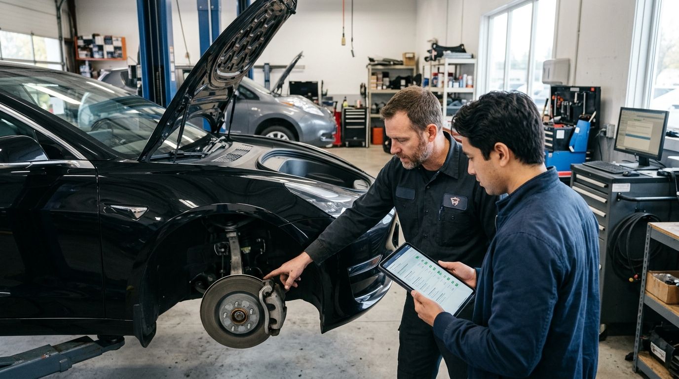 Historia serwisowa i bezwypadkowość w autach EV