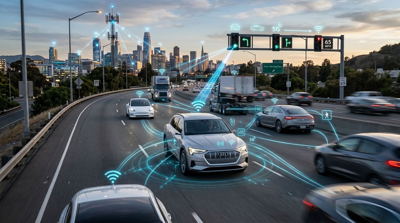 Komunikacja V2X: Samoch&oacute;d jako część inteligentnego ekosystemu