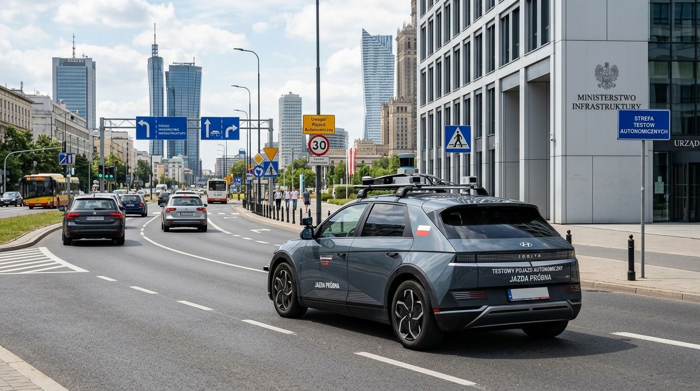Co m&oacute;wią polskie przepisy o jeździe autonomicznej?